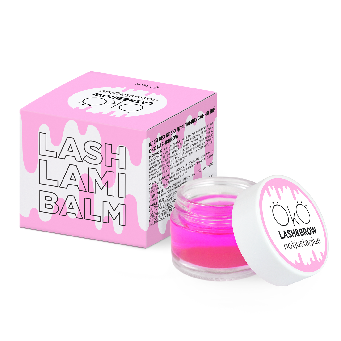 GLUE WITHOUT A GLUE OKO Lash Lami Balm, 15ml