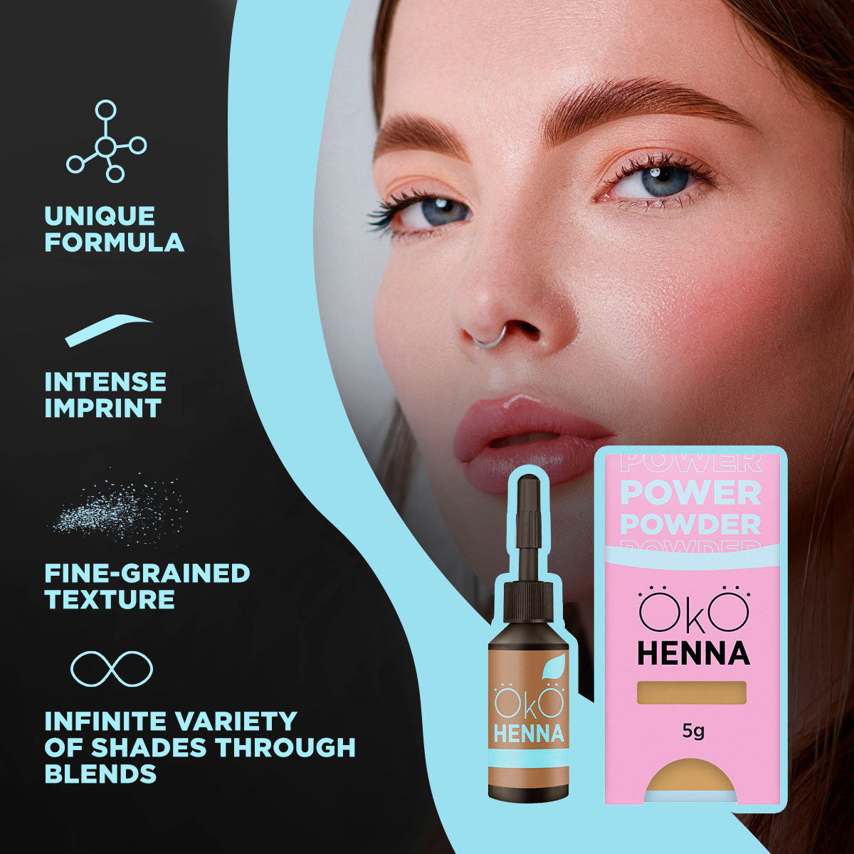 OKO Henna – Ανοιχτό Καστανό (5gr)