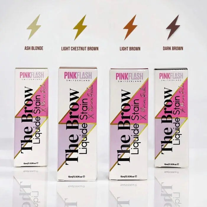Pink Flash Brow Liquid Stain (Υβριδική Βαφή) - Light Brown