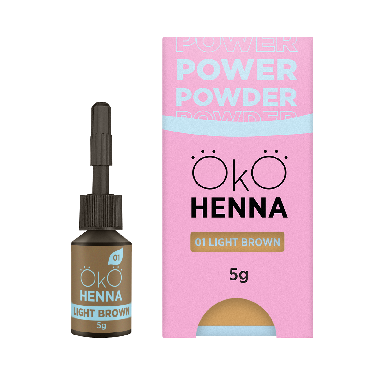 OKO Henna – Ανοιχτό Καστανό (5gr)