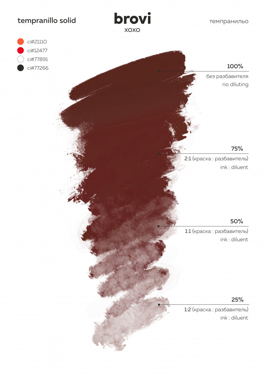 Tempranillo Solid -Brovi Lip Pigments 5ml
