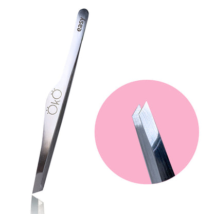 Τσιμπιδάκι Φρυδιών OKO Lash & Brow 02 Easy Touch & Soft Pressure (Χειροποίητο Ακόνισμα)