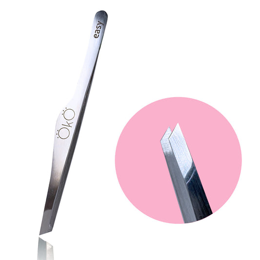 Τσιμπιδάκι Φρυδιών OKO Lash & Brow 02 Easy Touch & Soft Pressure (Χειροποίητο Ακόνισμα)