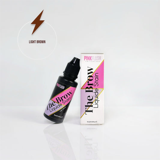 Pink Flash Brow Liquid Stain (Υβριδική Βαφή) - Light Brown