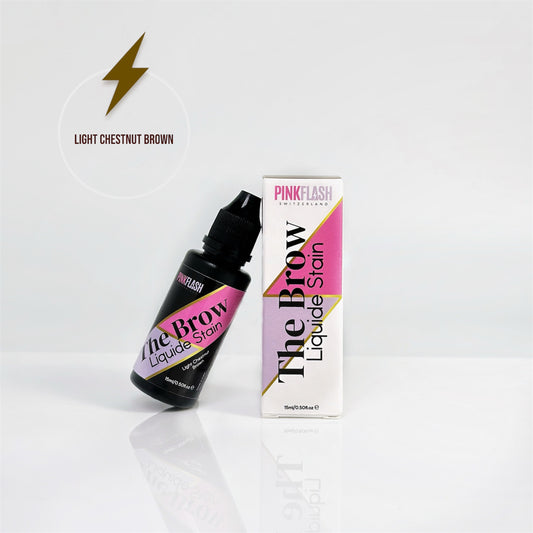 Pink Flash Brow Liquid Stain (Υβριδική Βαφή) - Light Chestnut Brown