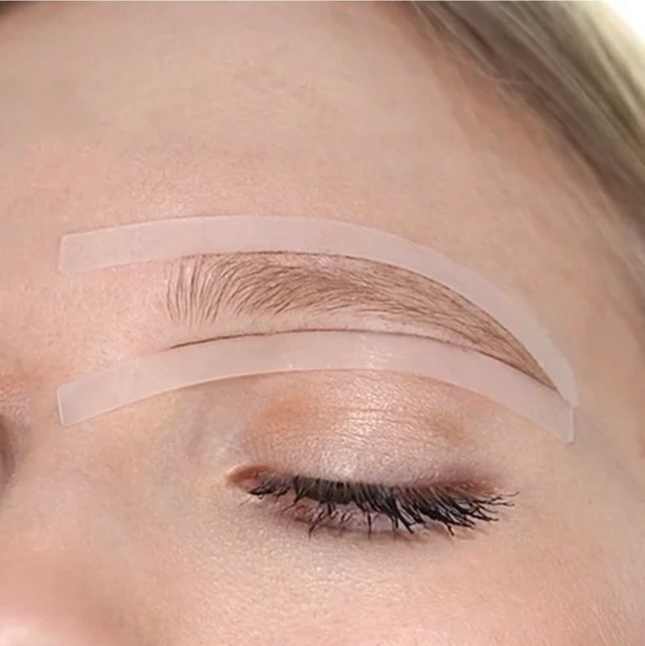 Silicone eyebrow stickers (επαναχρησιμοποιούμενα)