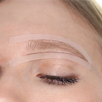 Silicone eyebrow stickers (επαναχρησιμοποιούμενα)