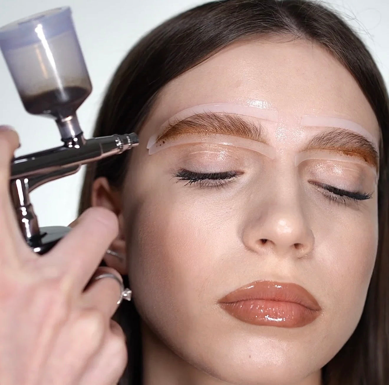 Silicone eyebrow stickers (επαναχρησιμοποιούμενα)