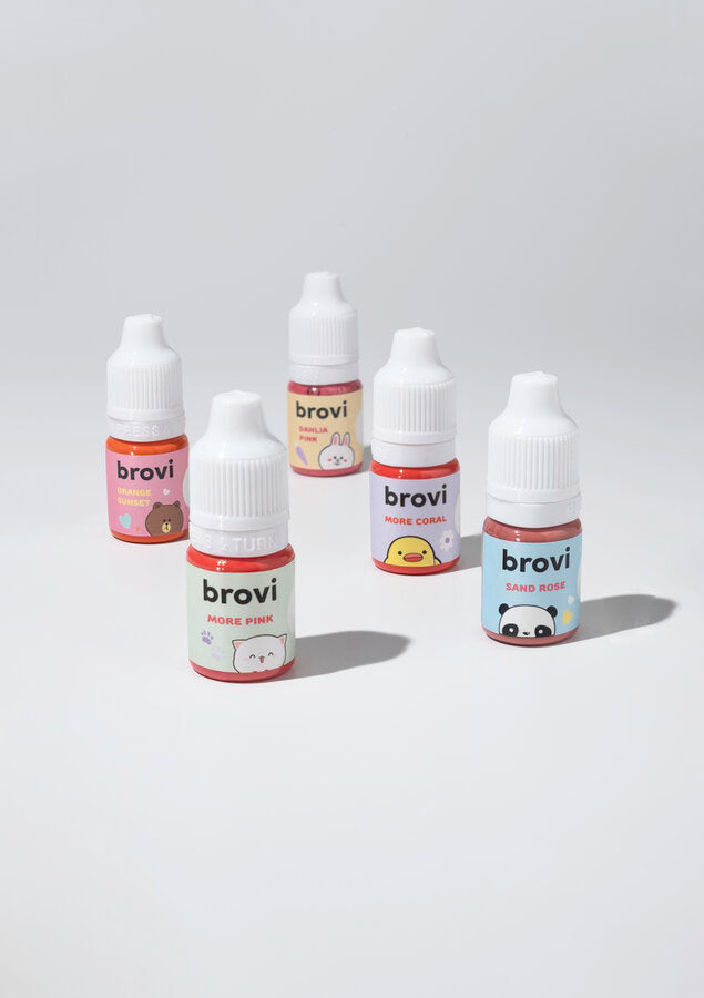 KOREAN SET – Brovi LIP PMU INKS (5x5ml)