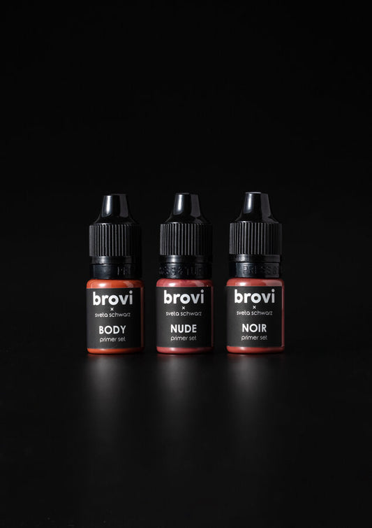 SVETA SCHWARZ PRIMER SET –  Brovi Lip PMU Primers (3x5ml)