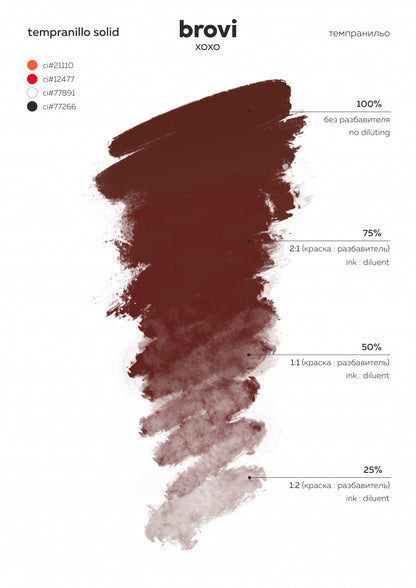 Tempranillo Solid -Brovi Lip Pigments 5ml