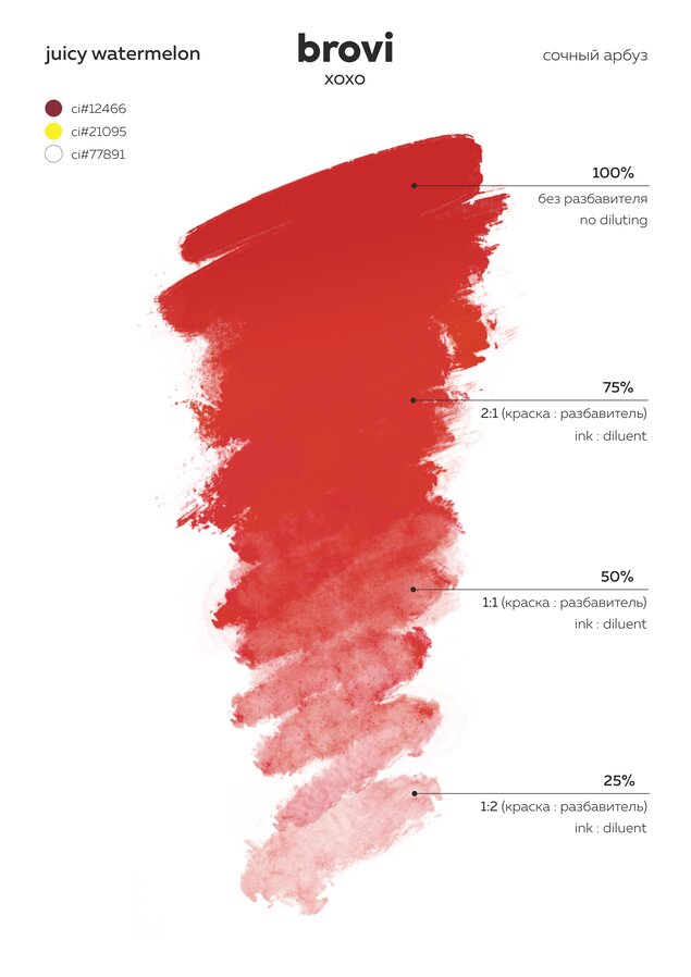 Juicy Watermelon – Brovi Lip Pigments 5ml